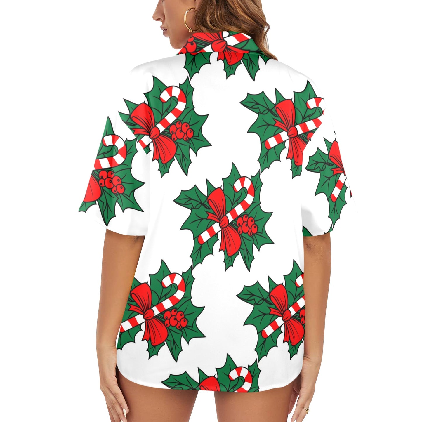 Camisa Hawaiana DAZ Luxury para Mujer (Hecha en Queens)