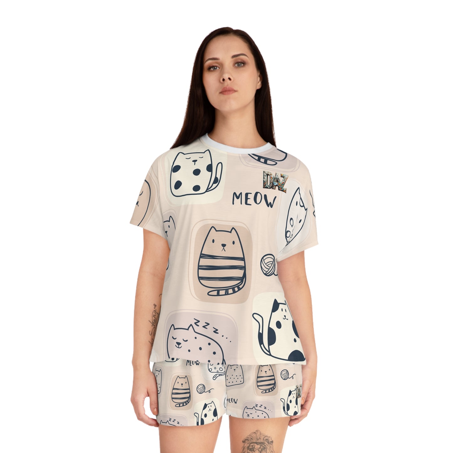 Conjunto de pijama corto DAZ para mujer