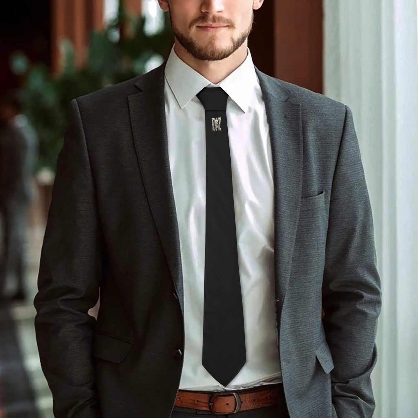 Corbata tipo bandana DAZ con estampado integral