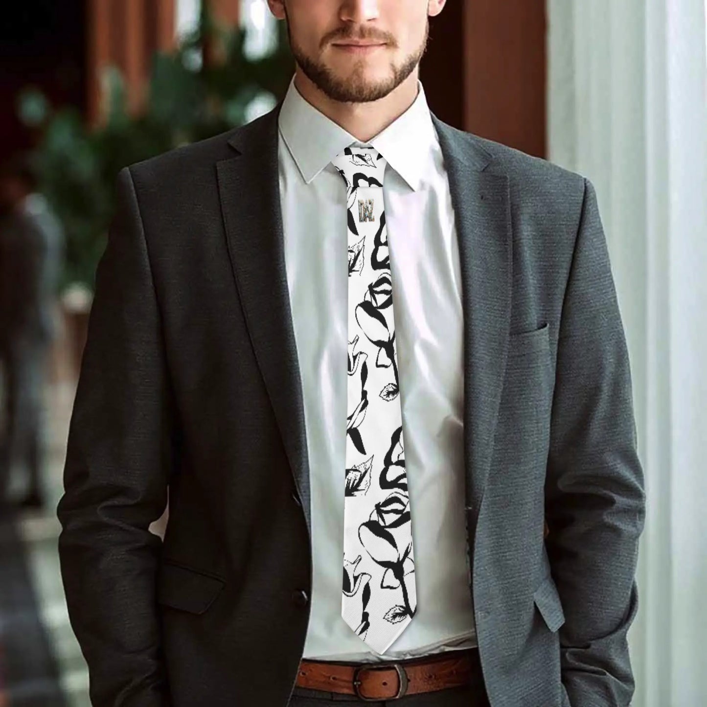 Corbata tipo bandana DAZ con estampado integral