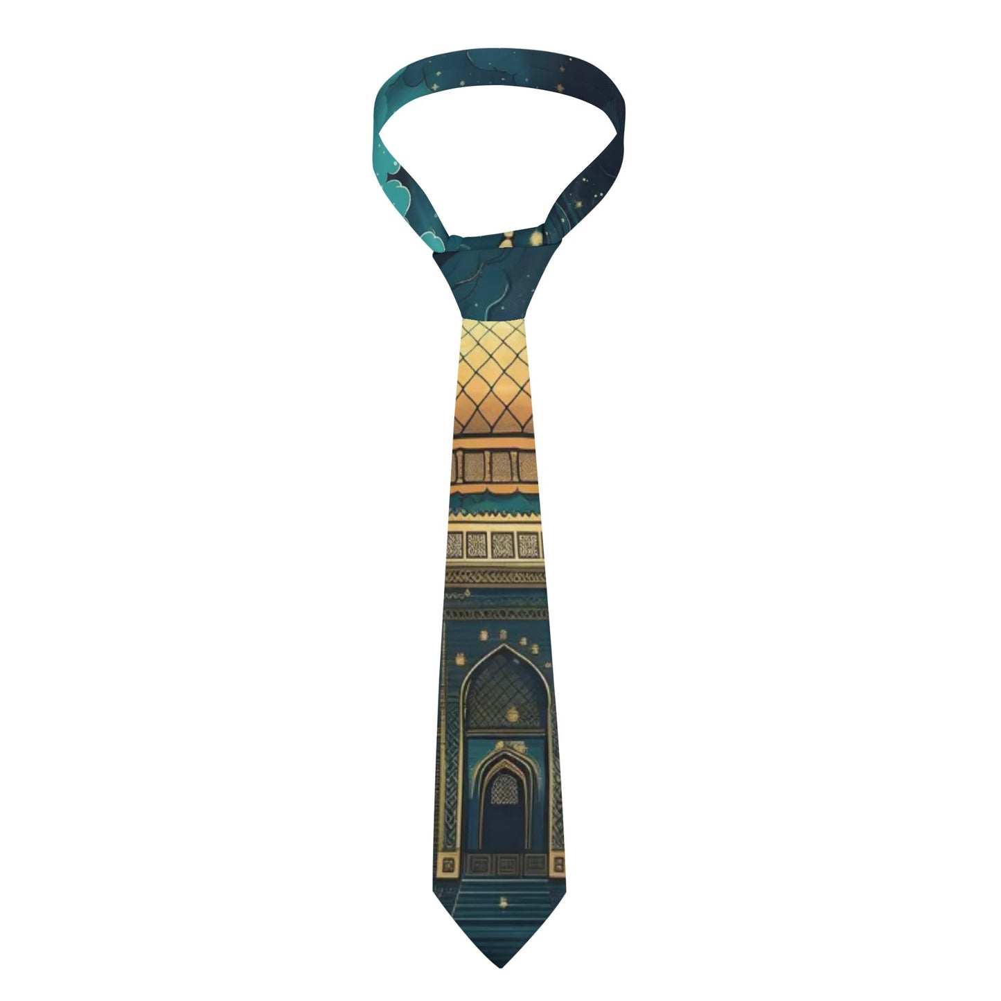Corbata tipo bandana DAZ con estampado integral