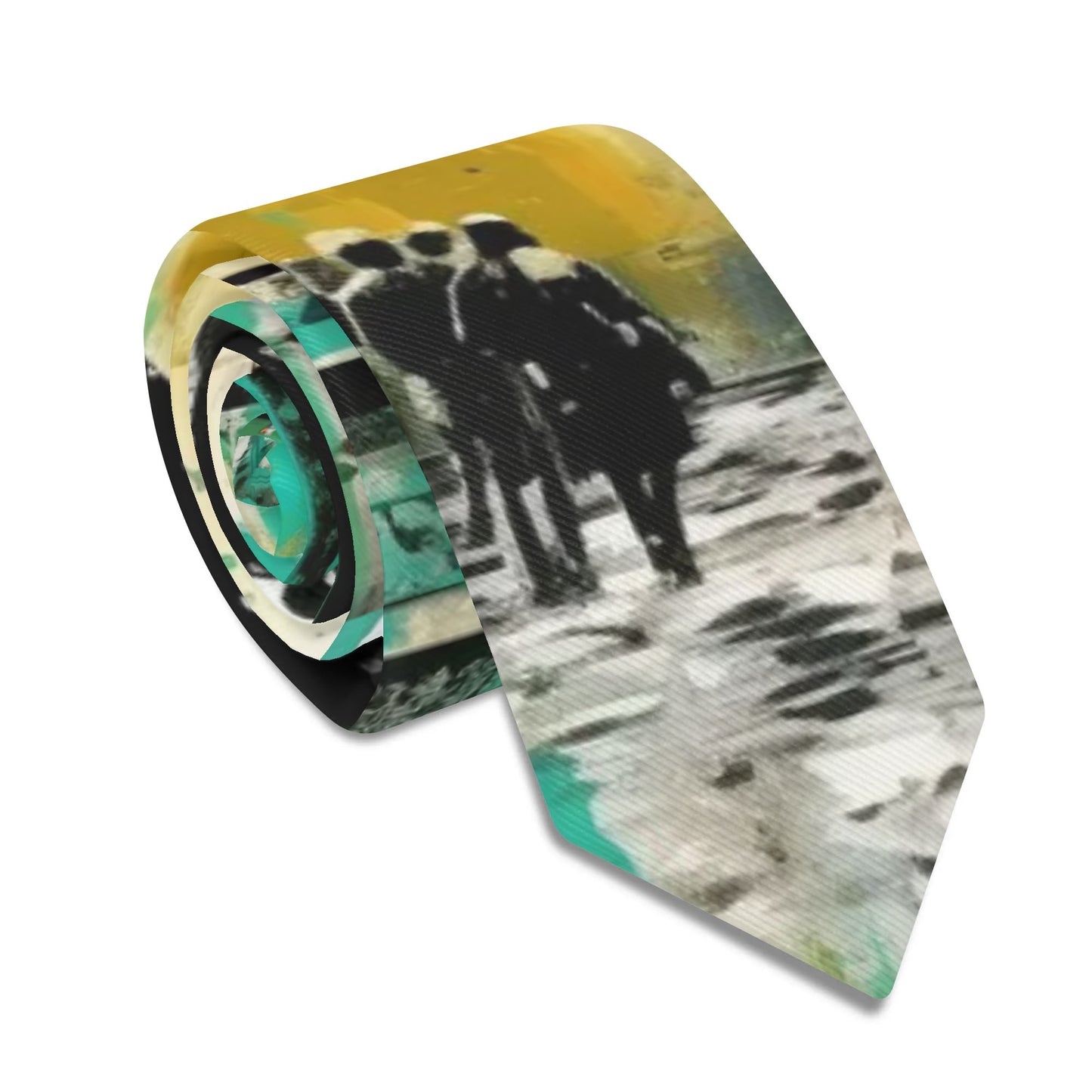 Corbata tipo bandana DAZ con estampado integral