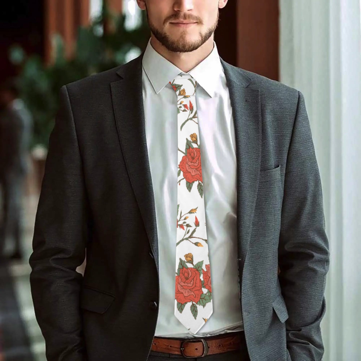 Corbata tipo bandana DAZ con estampado integral