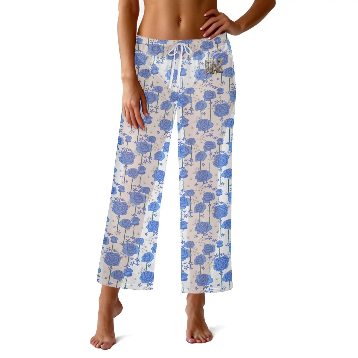 Traje de baño de pierna recta DAZ Luxury con pantalones transparentes para mujer