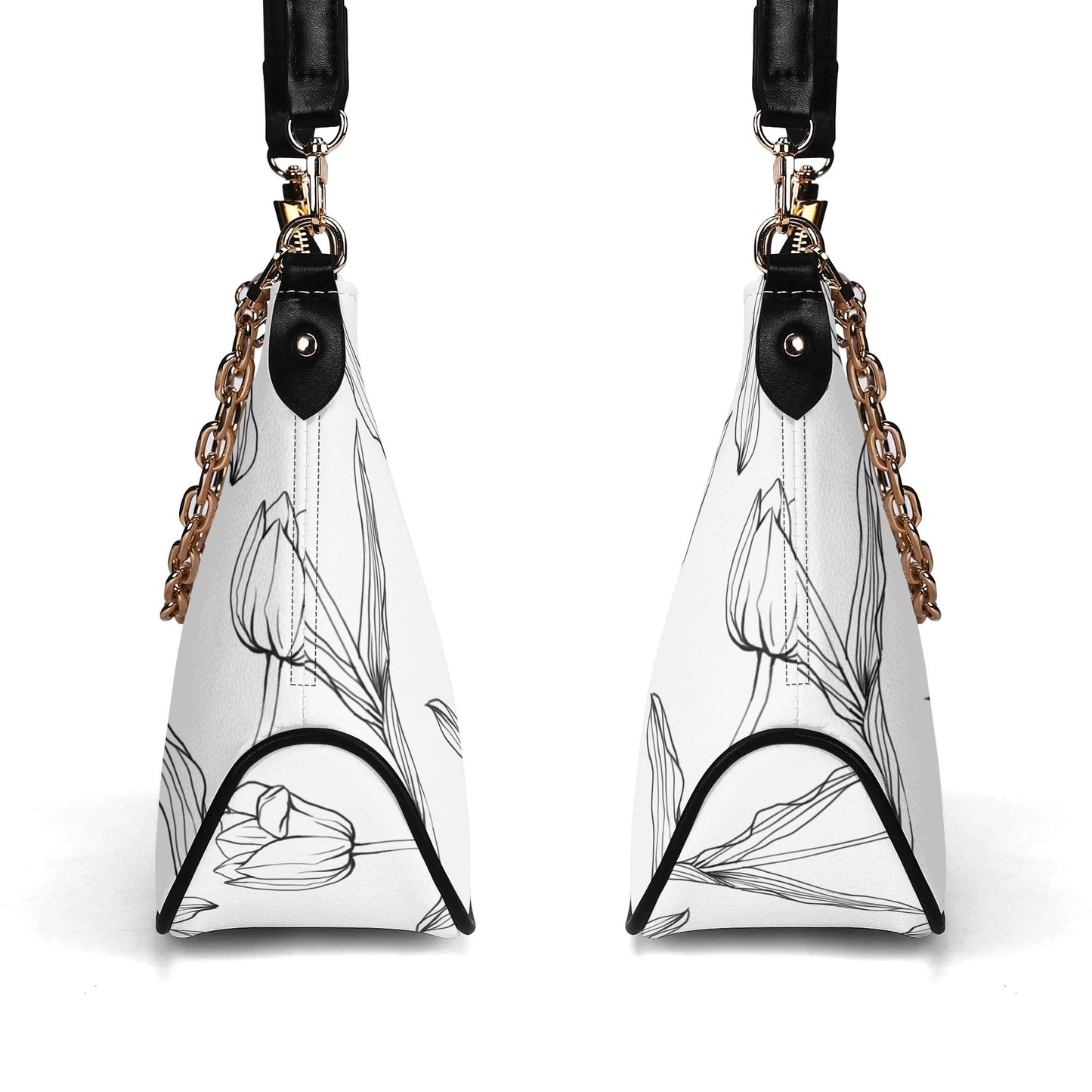 Bolso de hombro DAZ Luxury para mujer con decoración de cadena