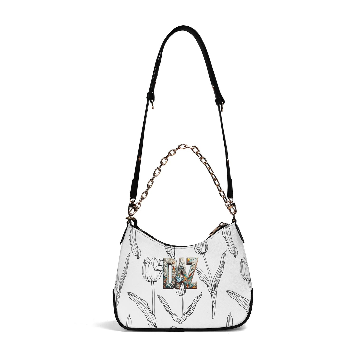 Bolso de hombro DAZ Luxury para mujer con decoración de cadena