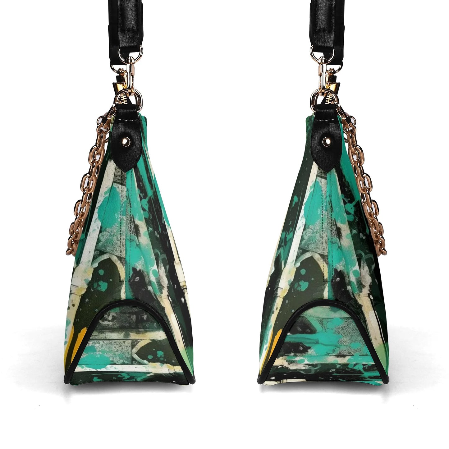 Bolso de hombro DAZ Luxury para mujer con decoración de cadena