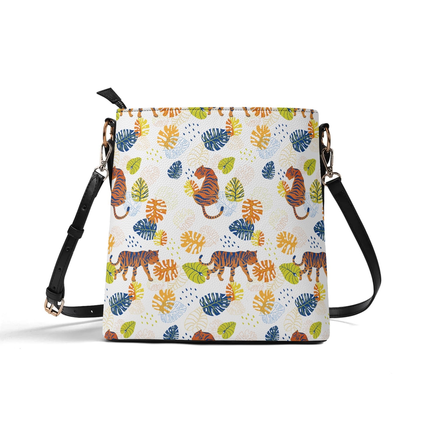 Bolso bandolera DAZ Luxury tipo cubo de PU para mujer