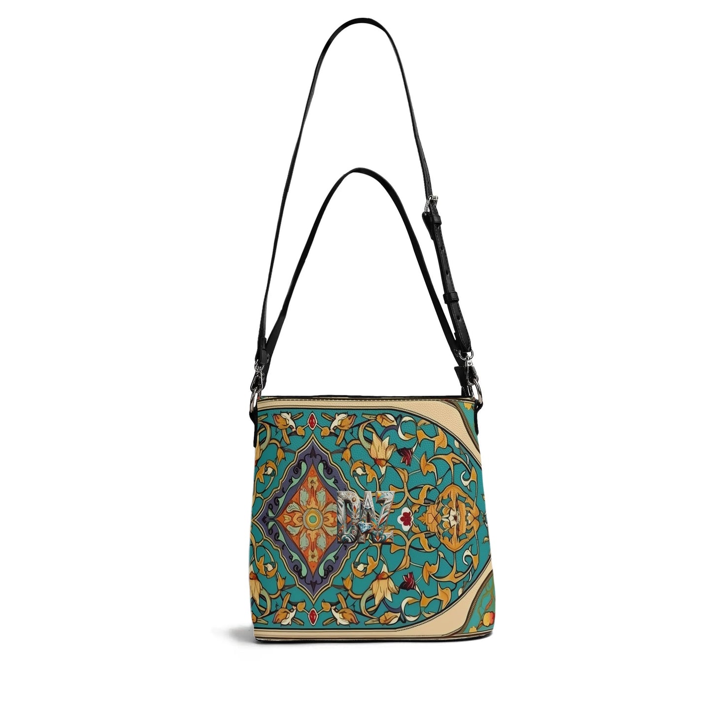 Bolso bandolera DAZ Luxury tipo cubo de PU para mujer