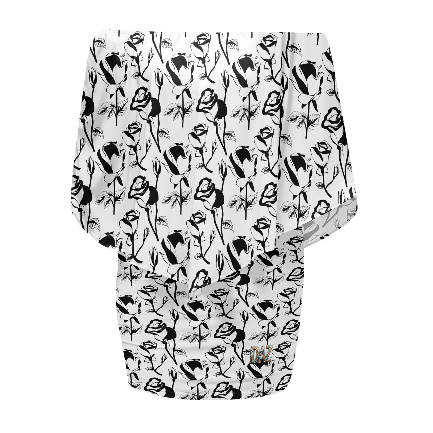 Vestido DAZ Luxury cruzado con hombros descubiertos para mujer