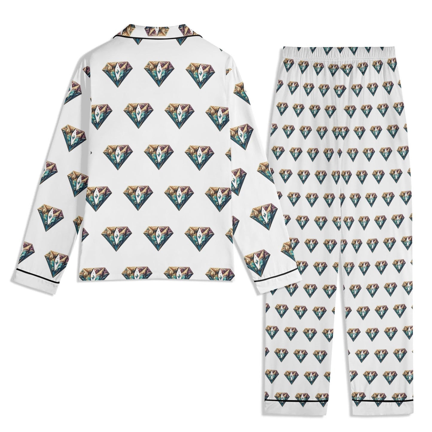 Conjunto de pijama DAZ Luxury de manga larga para hombre