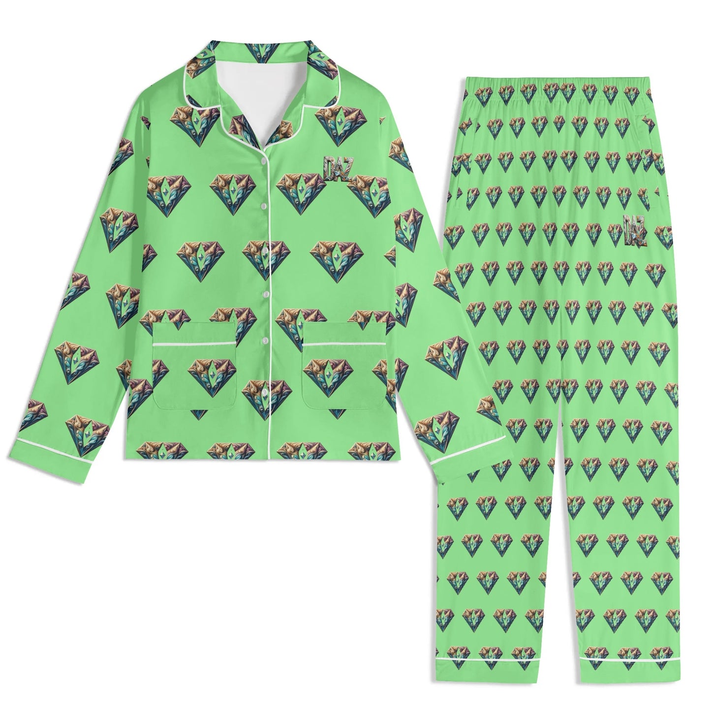 Conjunto de pijama DAZ Luxury de manga larga para hombre