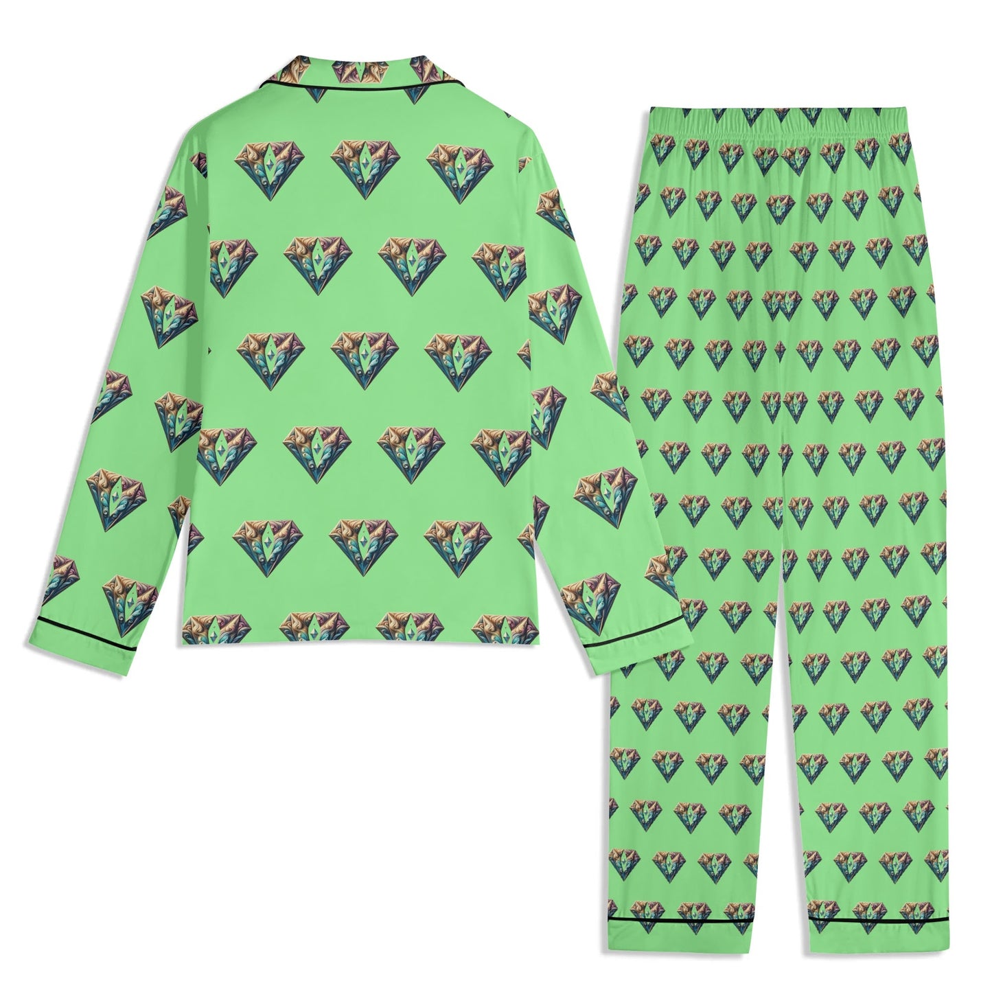 Conjunto de pijama DAZ Luxury de manga larga para hombre