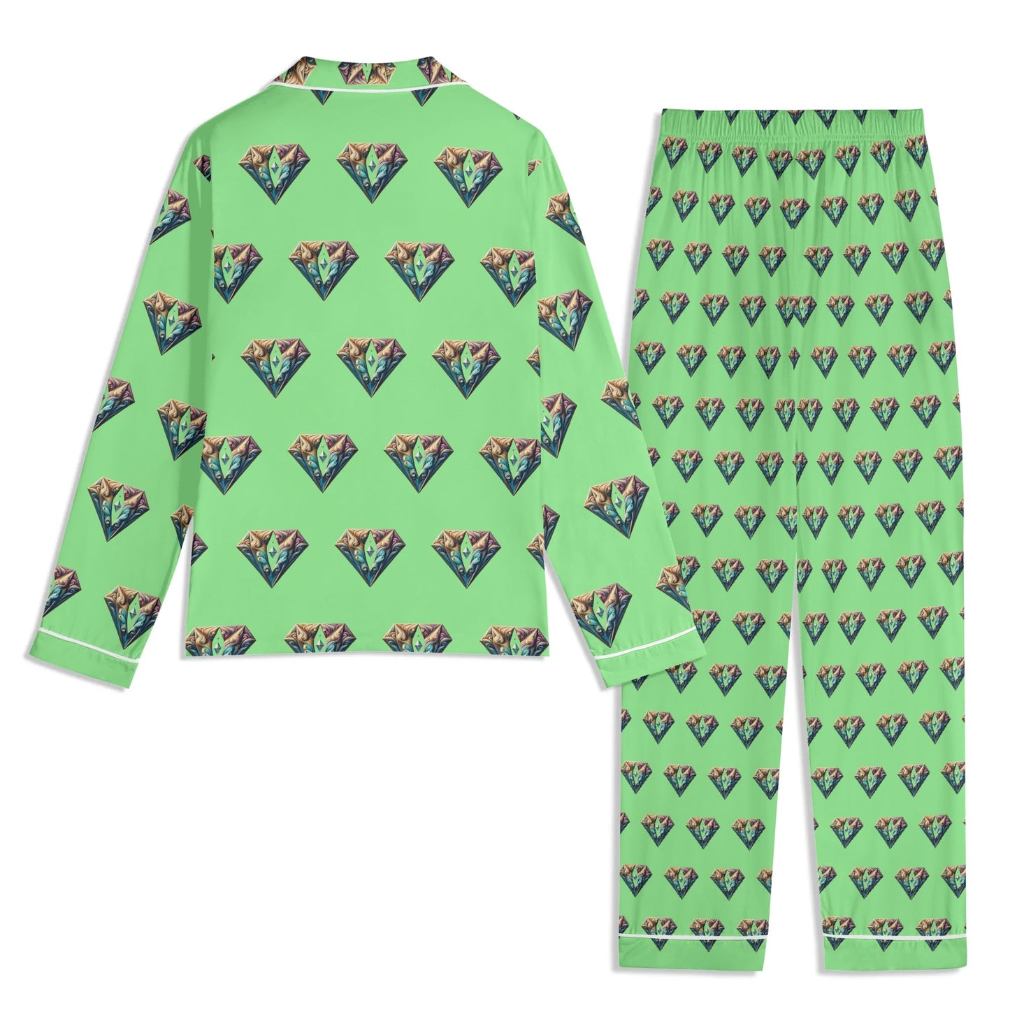 Conjunto de pijama DAZ Luxury de manga larga para hombre