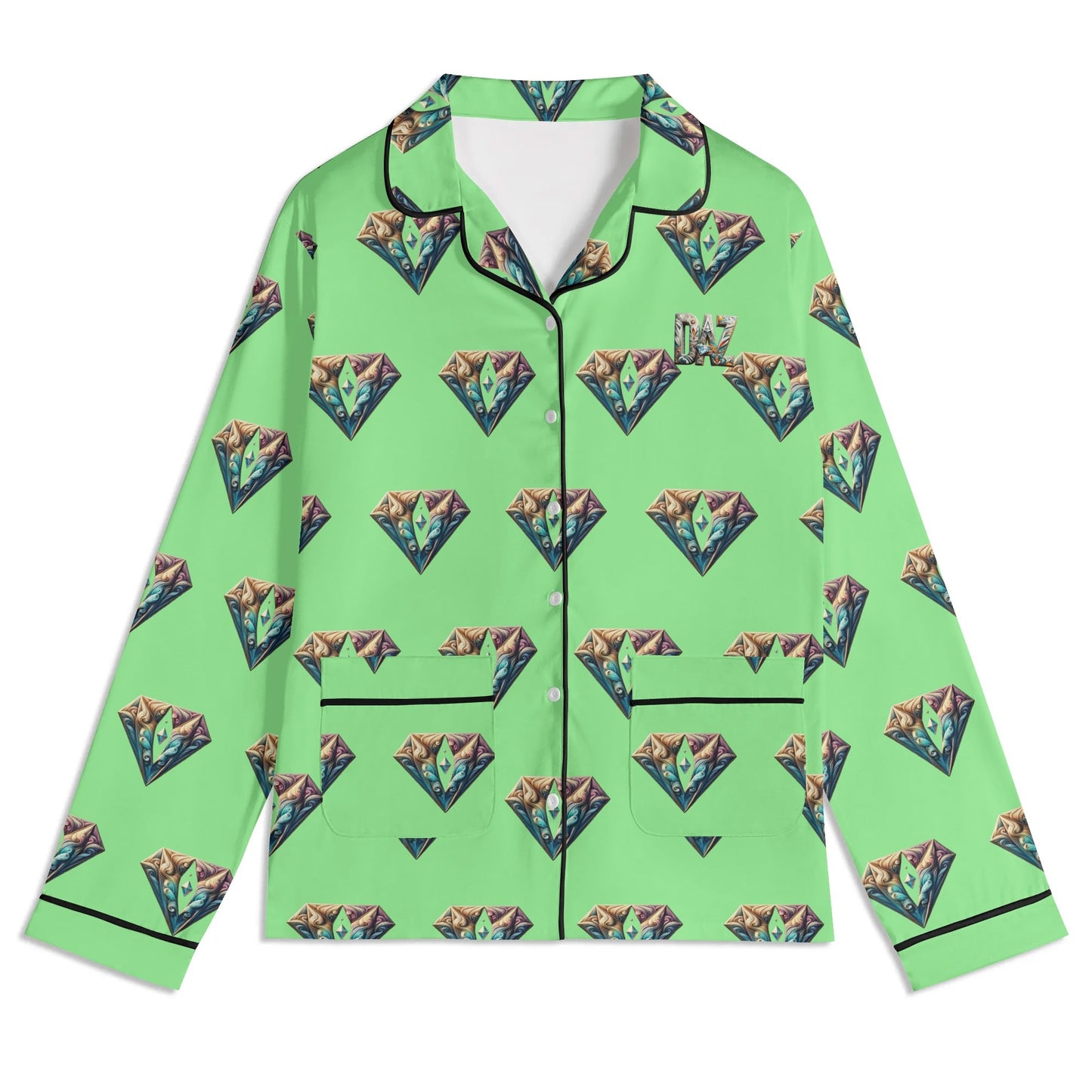 Conjunto de pijama DAZ Luxury de manga larga para hombre
