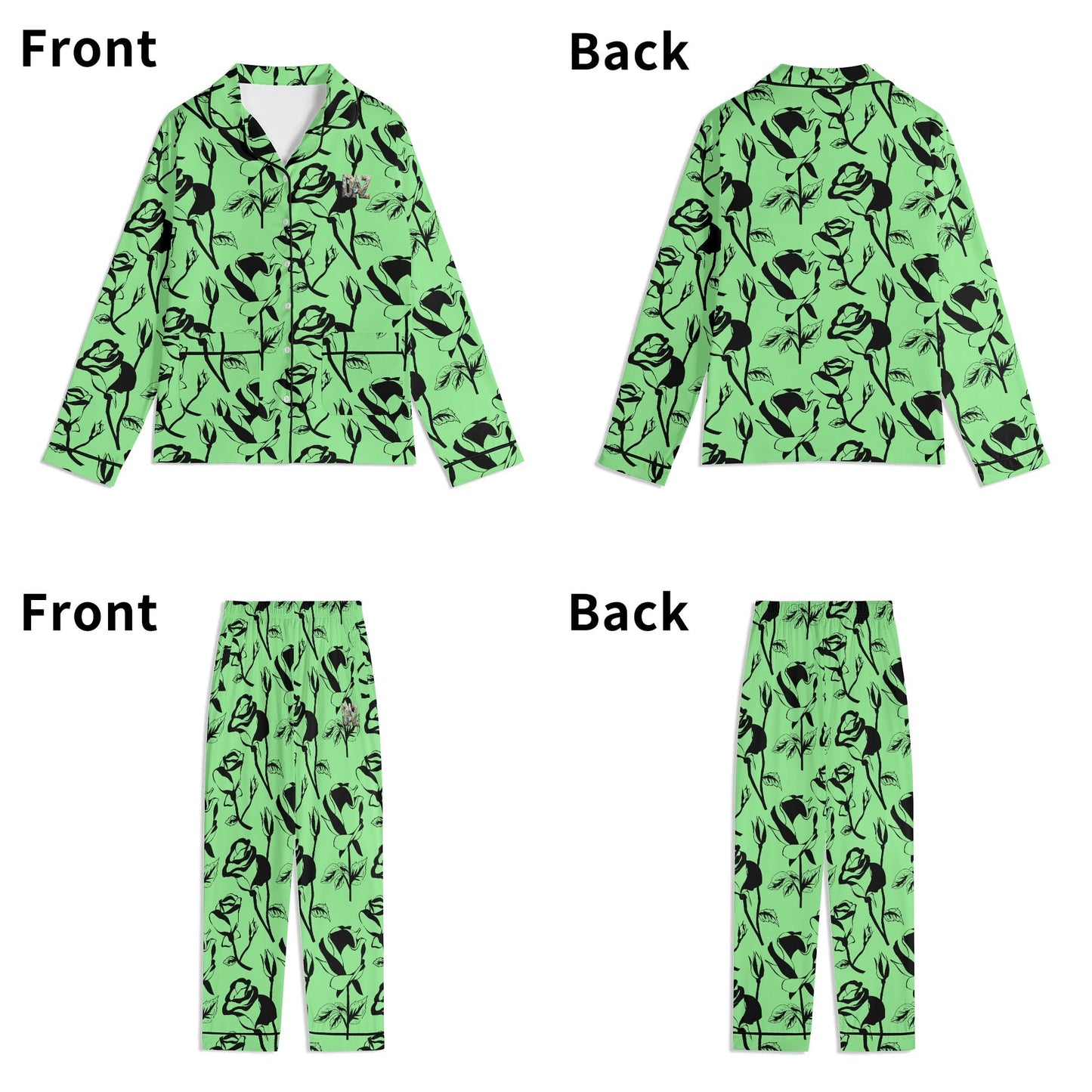 Conjunto de pijama DAZ Luxury de manga larga para hombre