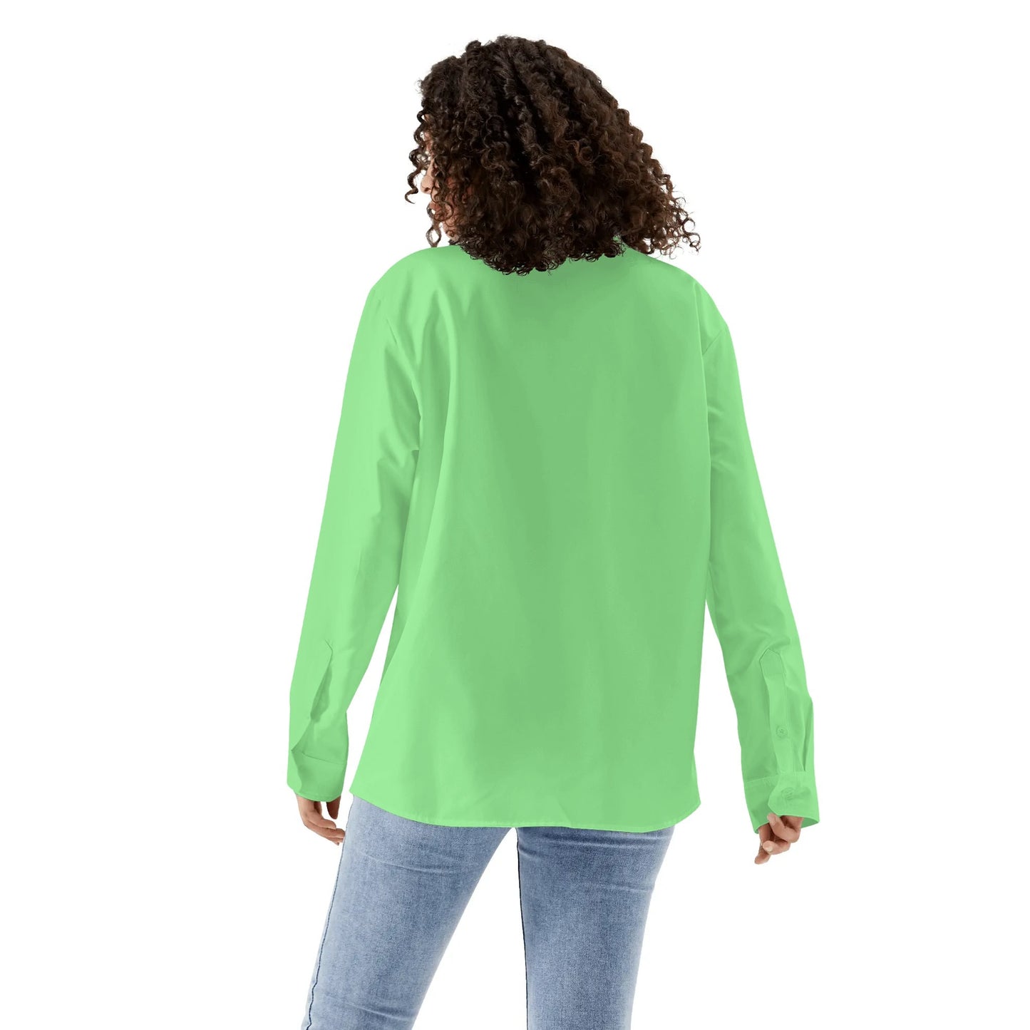 DAZ Luxury Women's Casual Long Sleeve Button Down Shirt