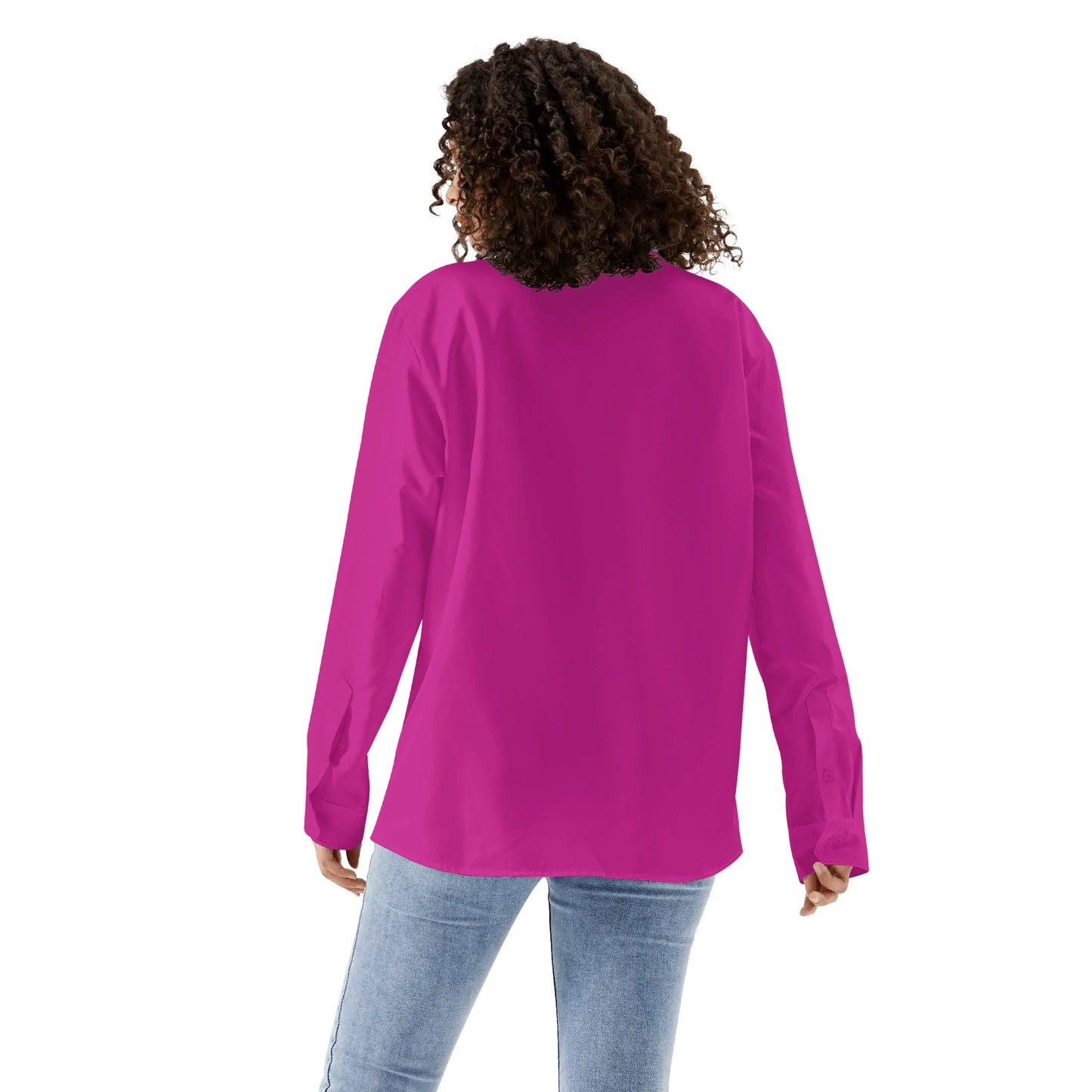 DAZ Luxury Women's Casual Long Sleeve Button Down Shirt