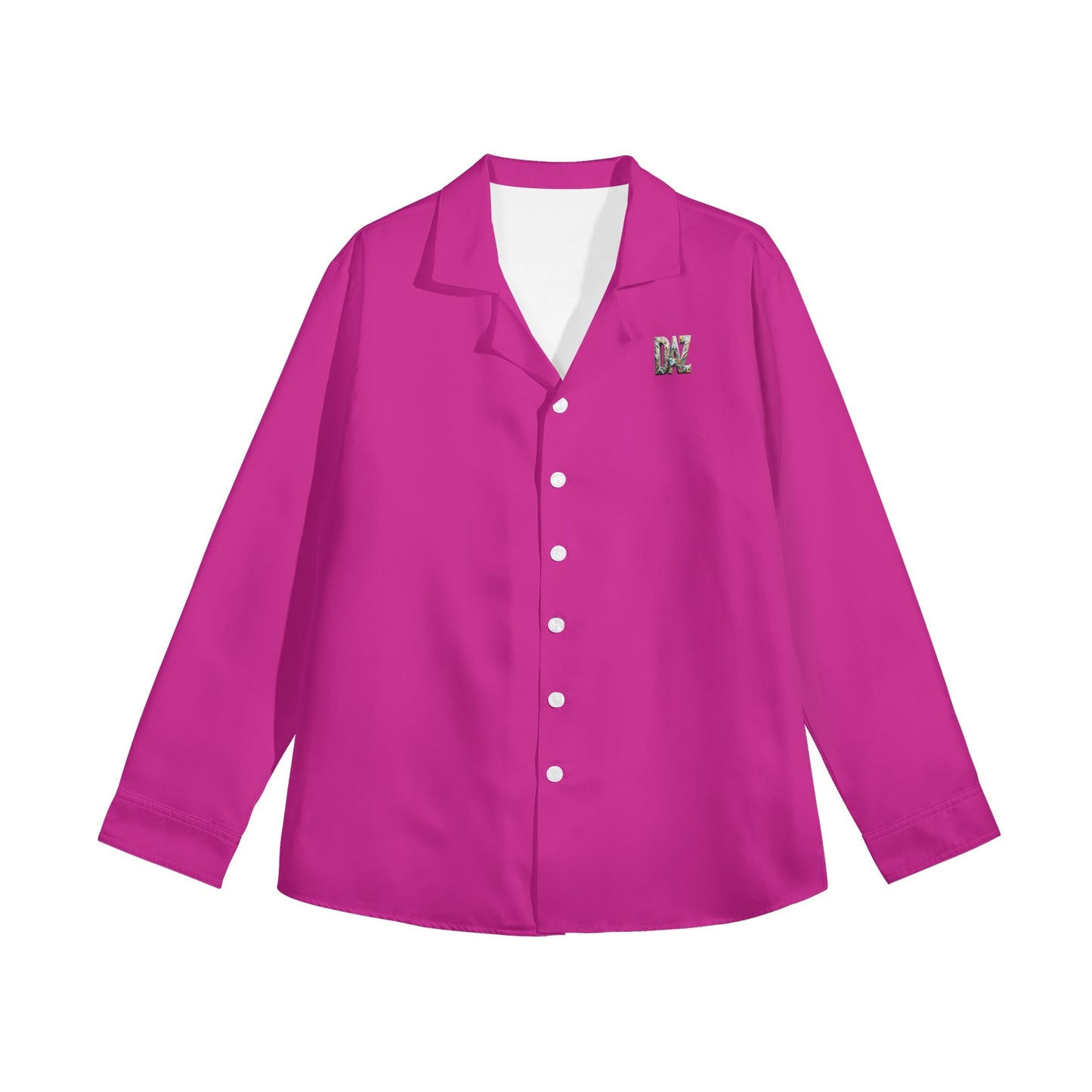 DAZ Luxury Women's Casual Long Sleeve Button Down Shirt