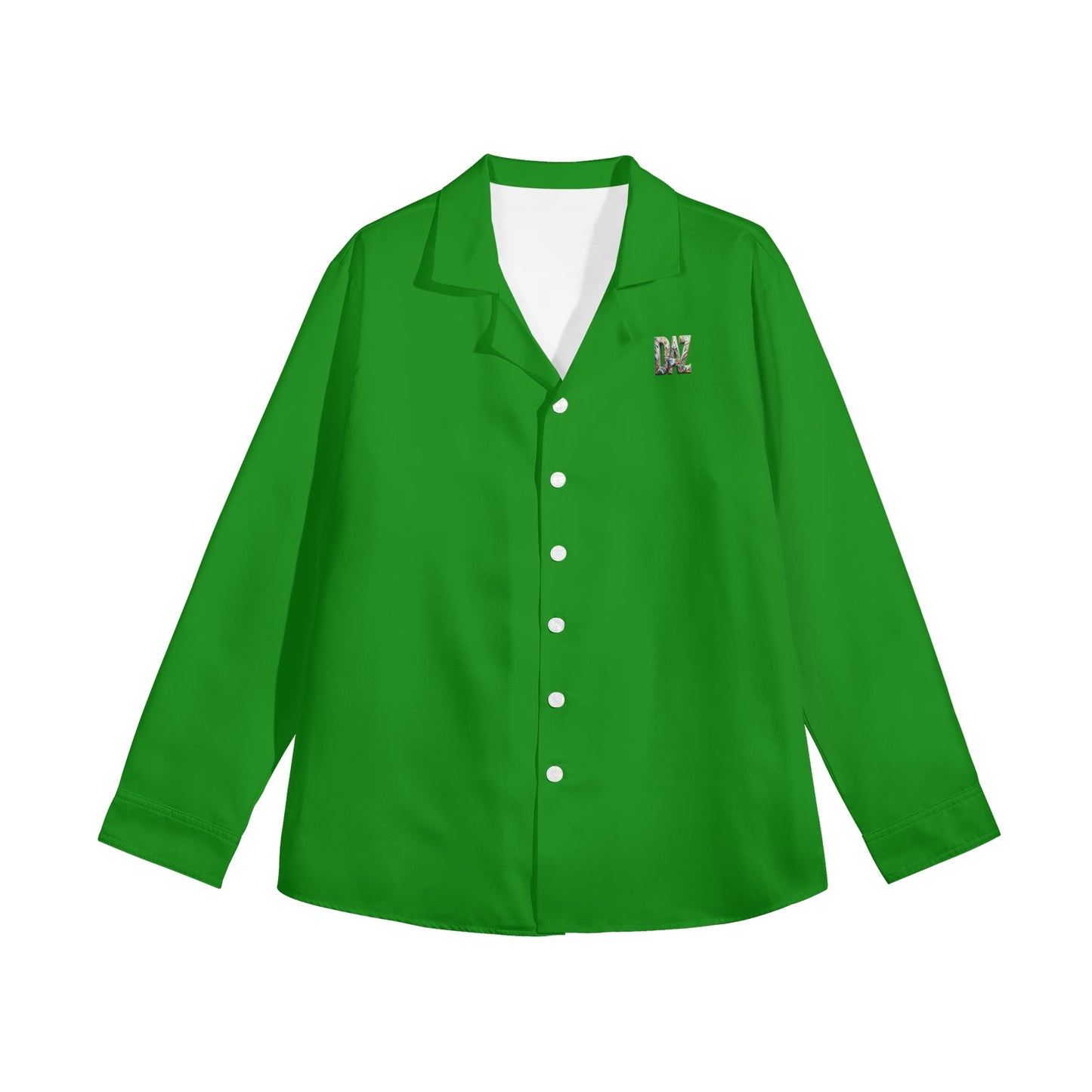Camisa informal DAZ Luxury de manga larga con botones para mujer