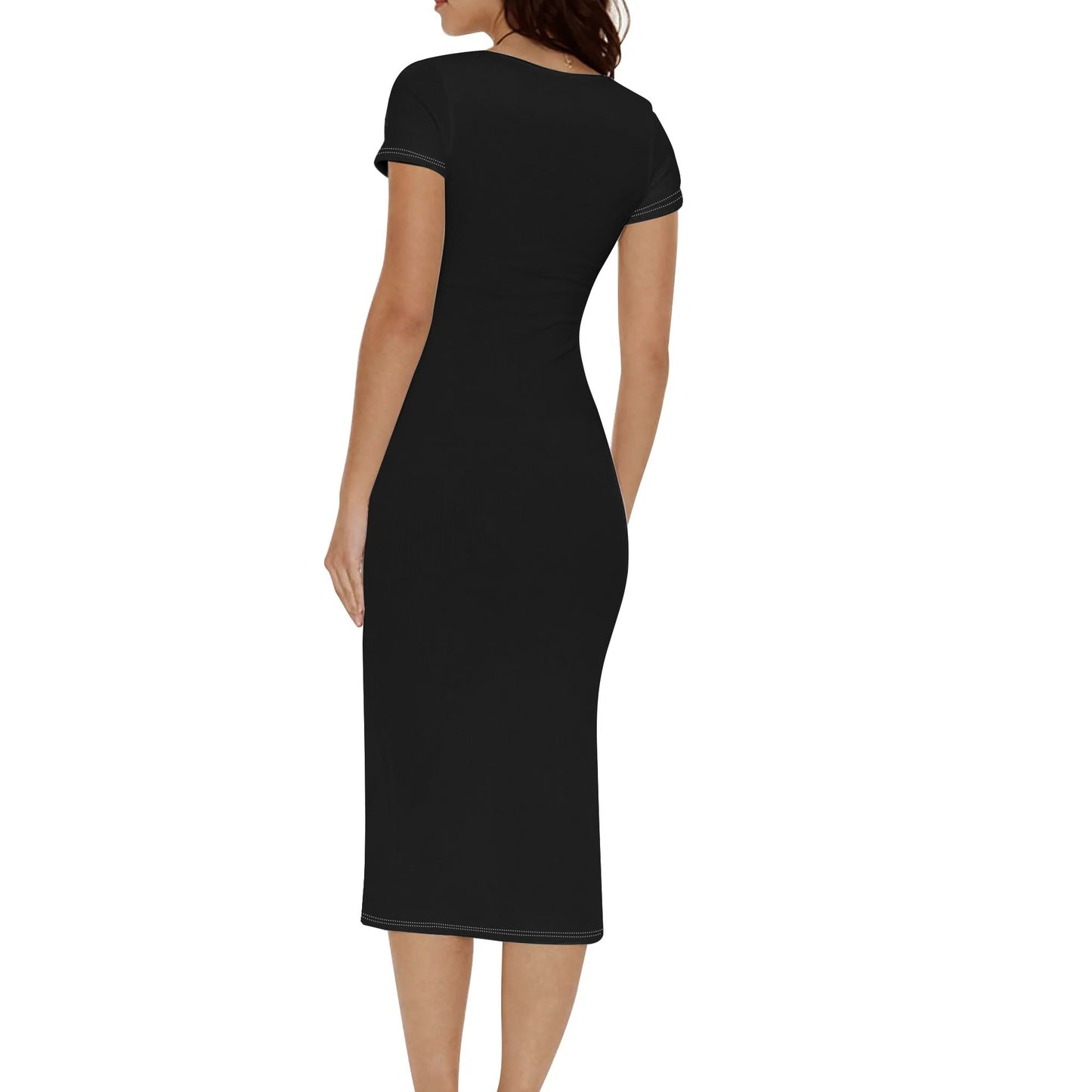 Vestido DAZ de manga corta para mujer