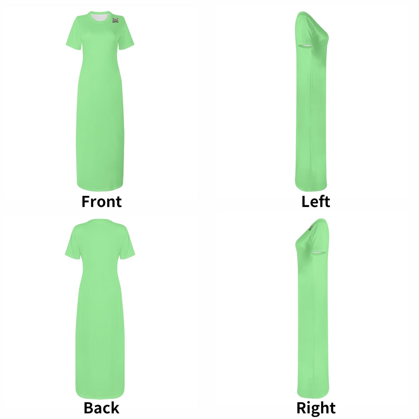 Vestido DAZ de manga corta para mujer