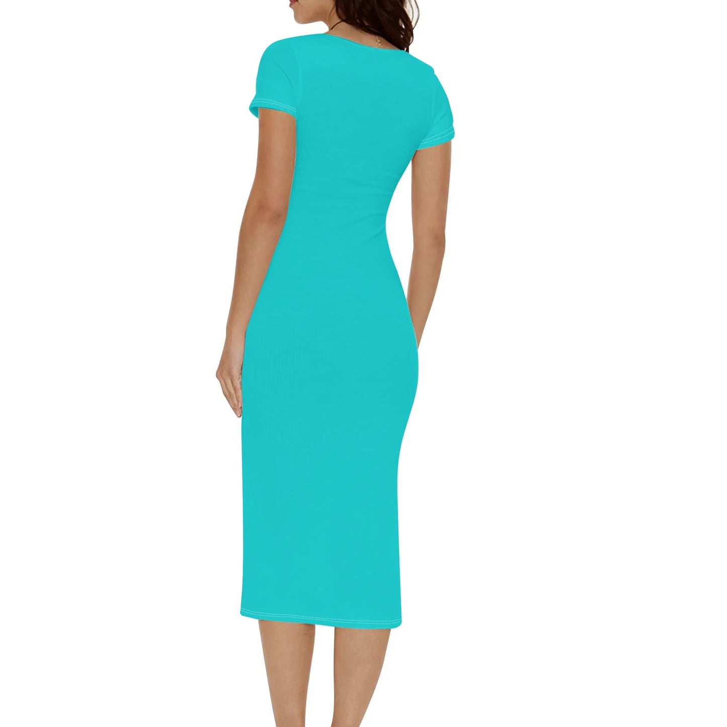 Vestido DAZ de manga corta para mujer
