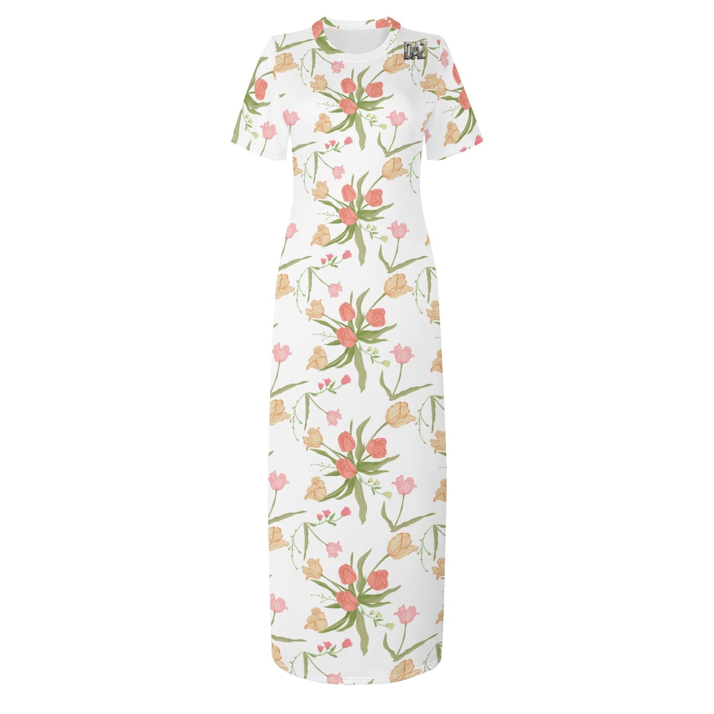 Vestido DAZ de manga corta para mujer