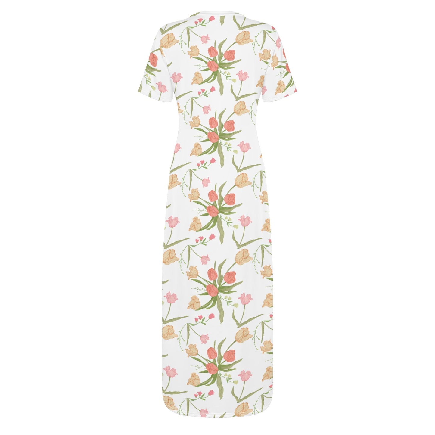 Vestido DAZ de manga corta para mujer