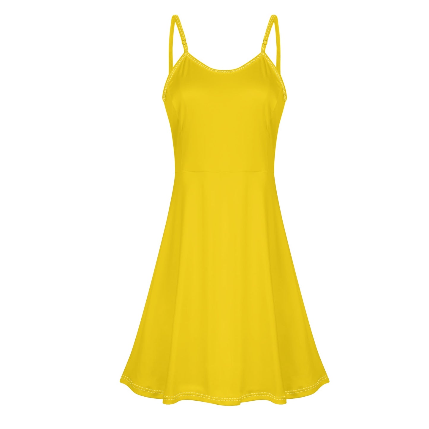 Vestido DAZ Luxury corto con tirantes finos ajustables y sin mangas para mujer