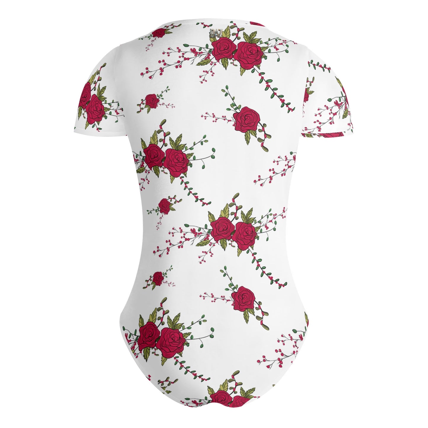 Body ajustado DAZ de manga corta y cuello redondo para mujer