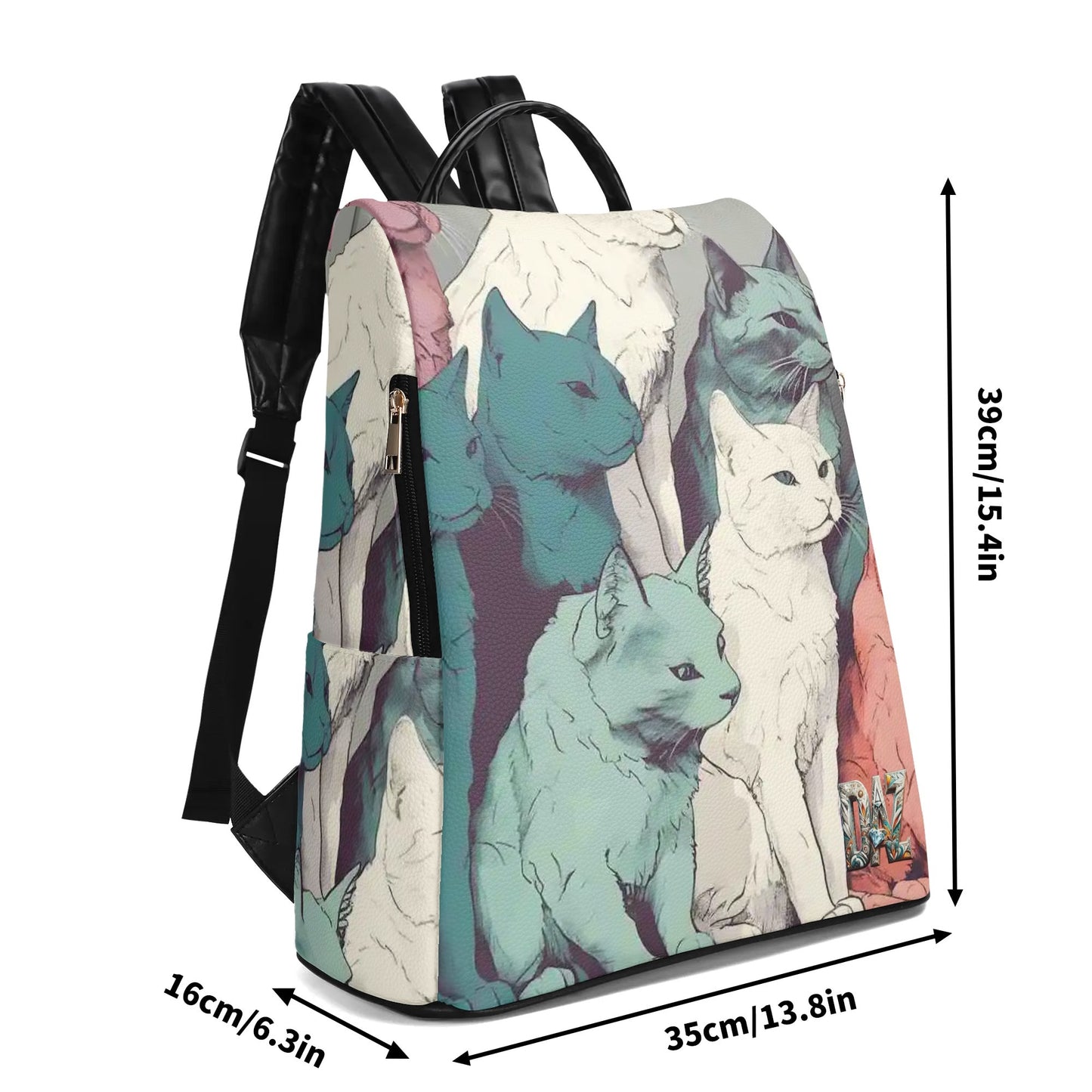 Mochila DAZ Art de PU para viajes