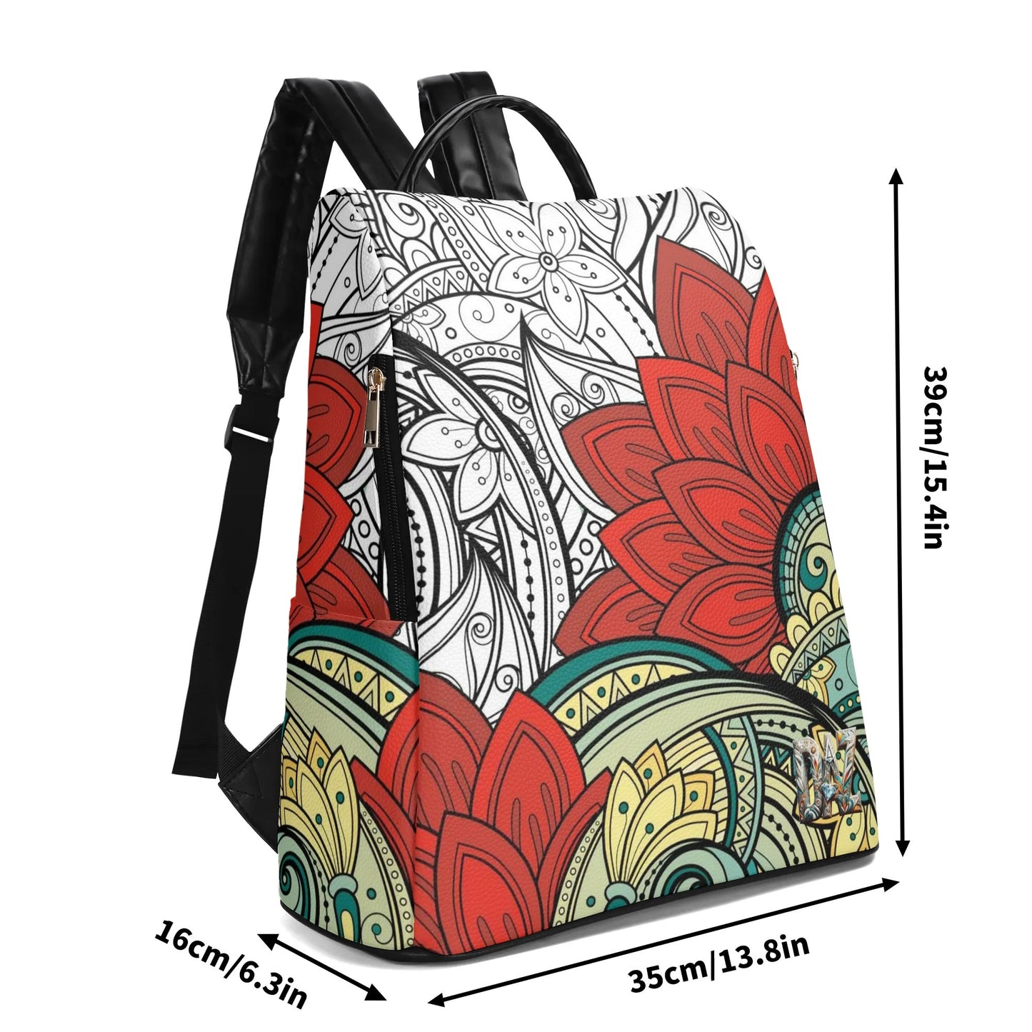 Mochila DAZ Art de PU para viajes