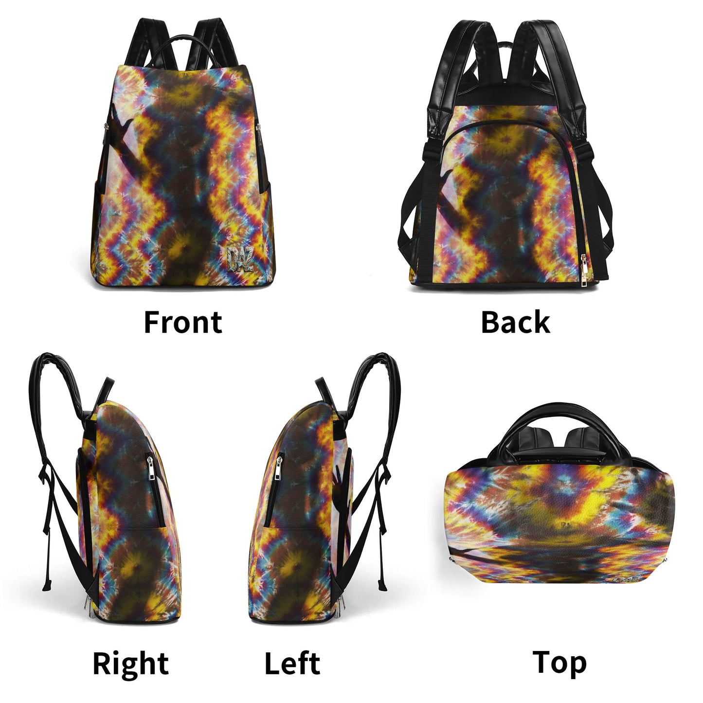 Mochila DAZ Art de PU para viajes