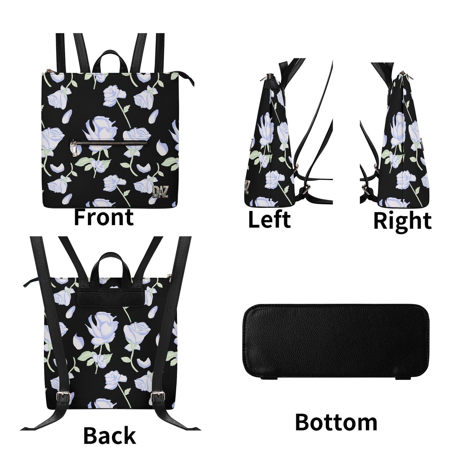 Mochila DAZ Luxury de cuero sintético para mujer