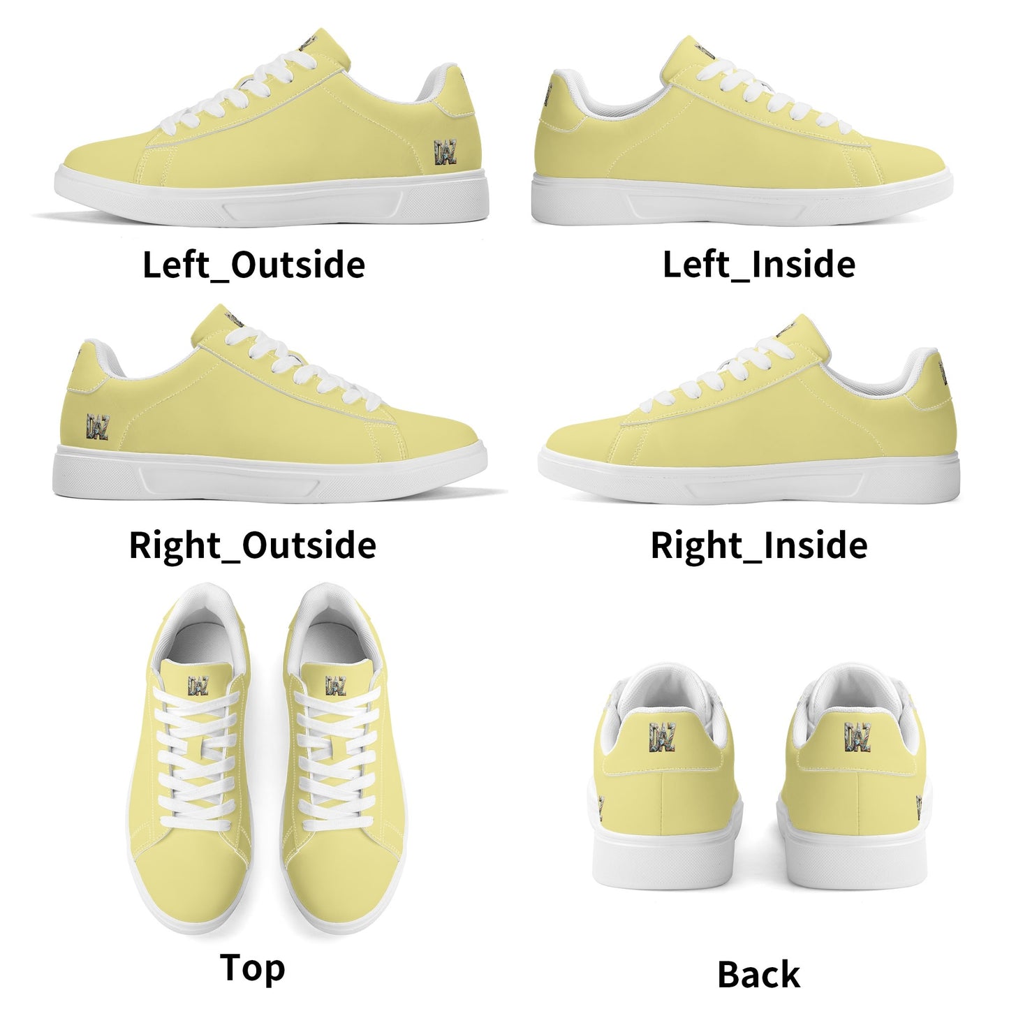 Zapatos de skate DAZ Premium de cuero de caña baja, ligeros para adultos