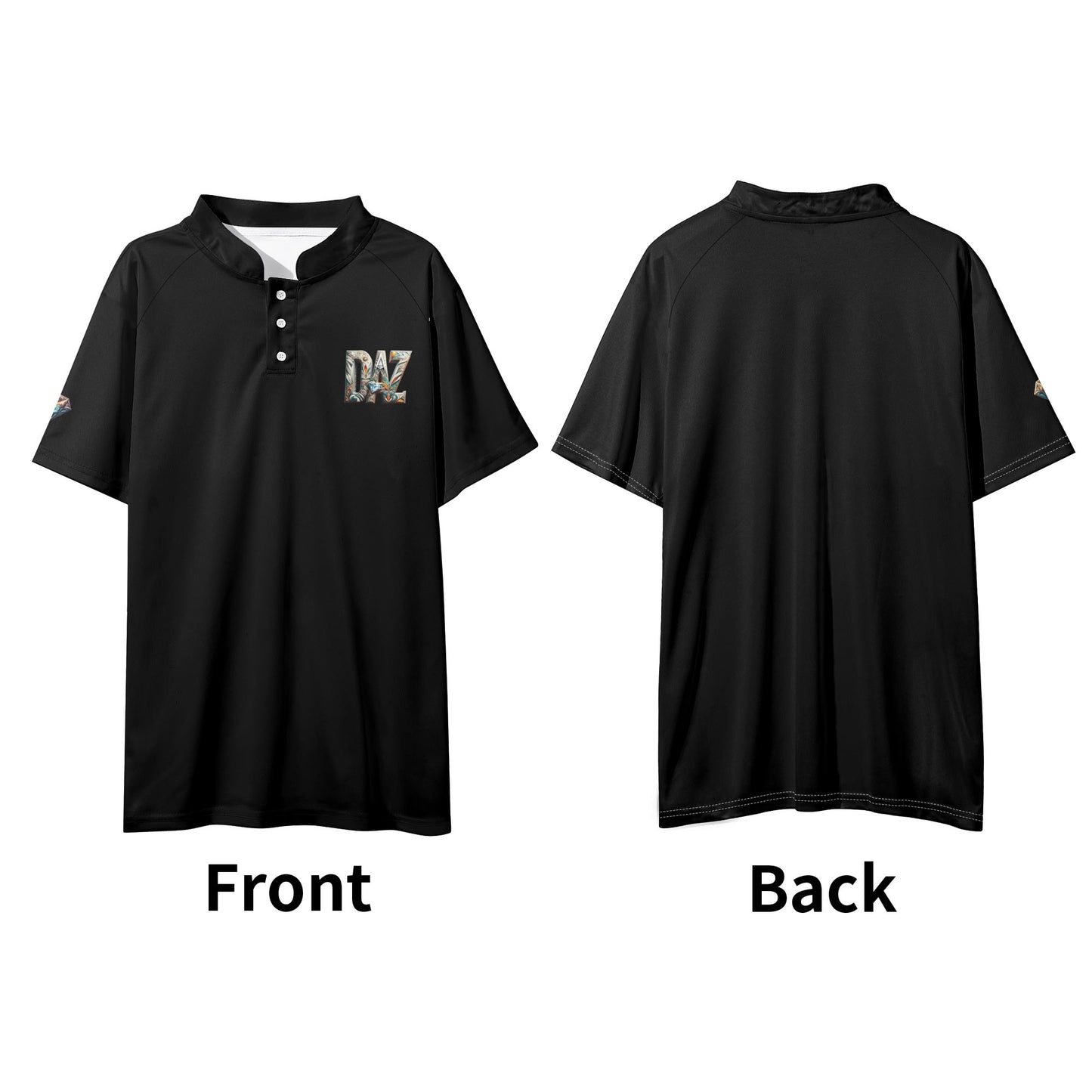 Polo DAZ Luxury de golf y tenis de manga corta para hombre