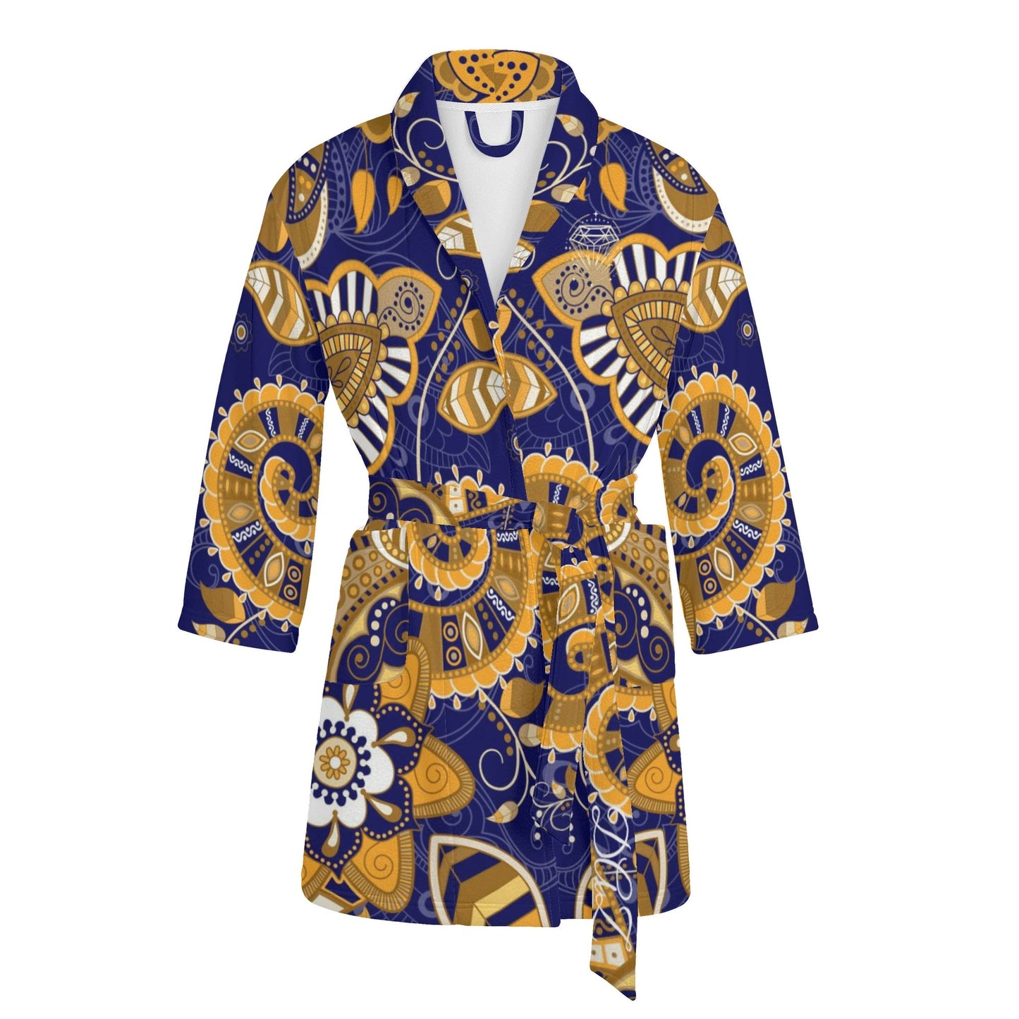 DAZ Luxury Women's Short Bathrobe