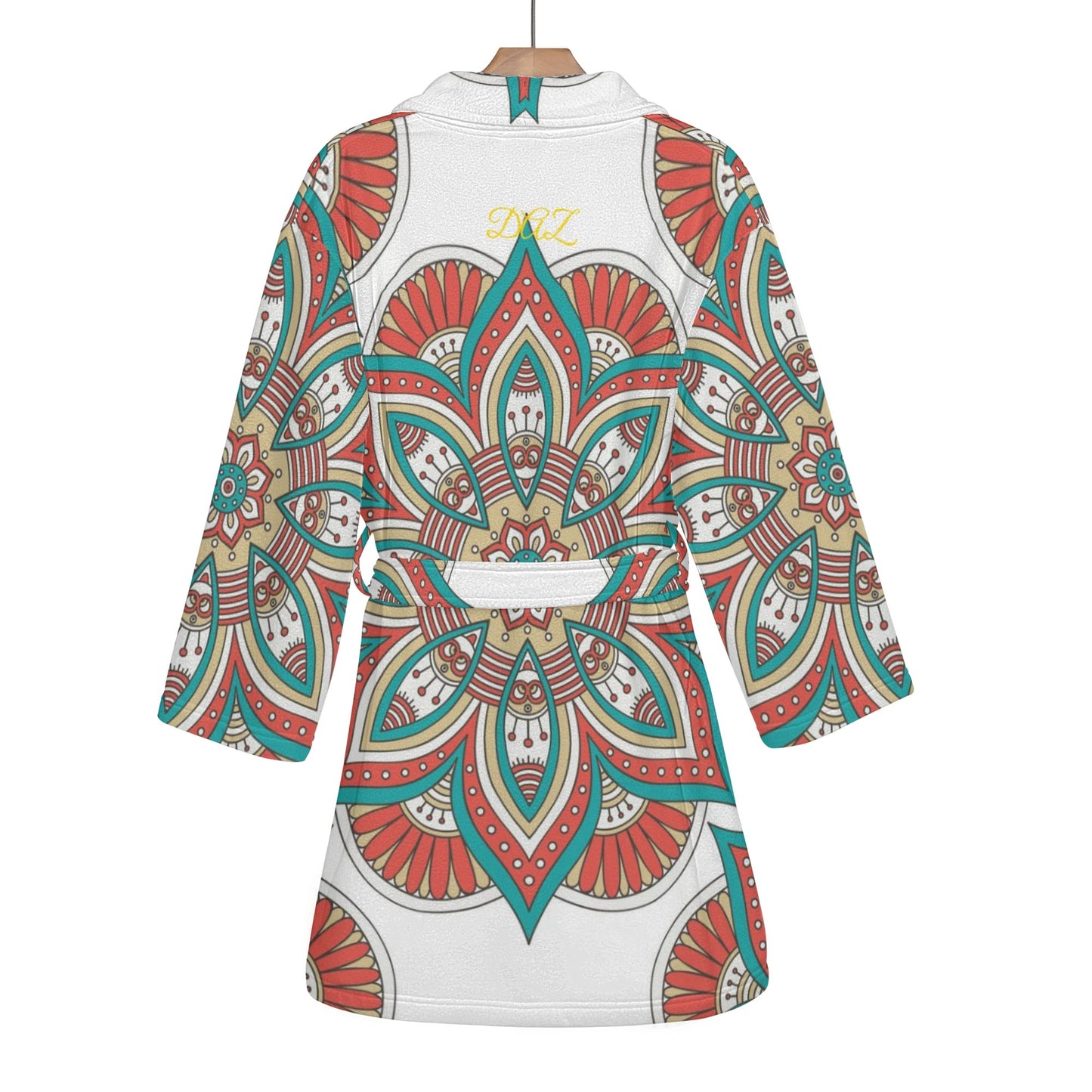 DAZ Luxury Women's Short Bathrobe