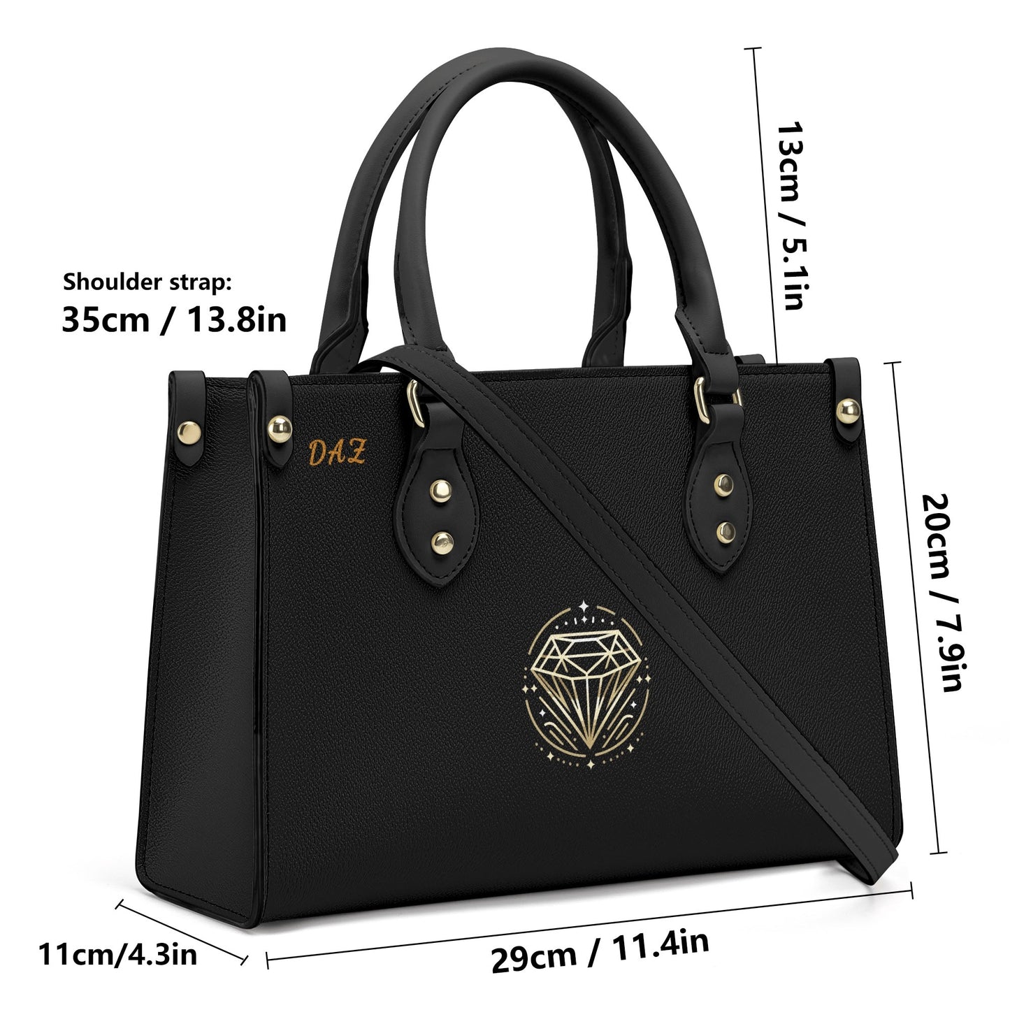 Bolso de mano DAZ Luxury con correa para el hombro