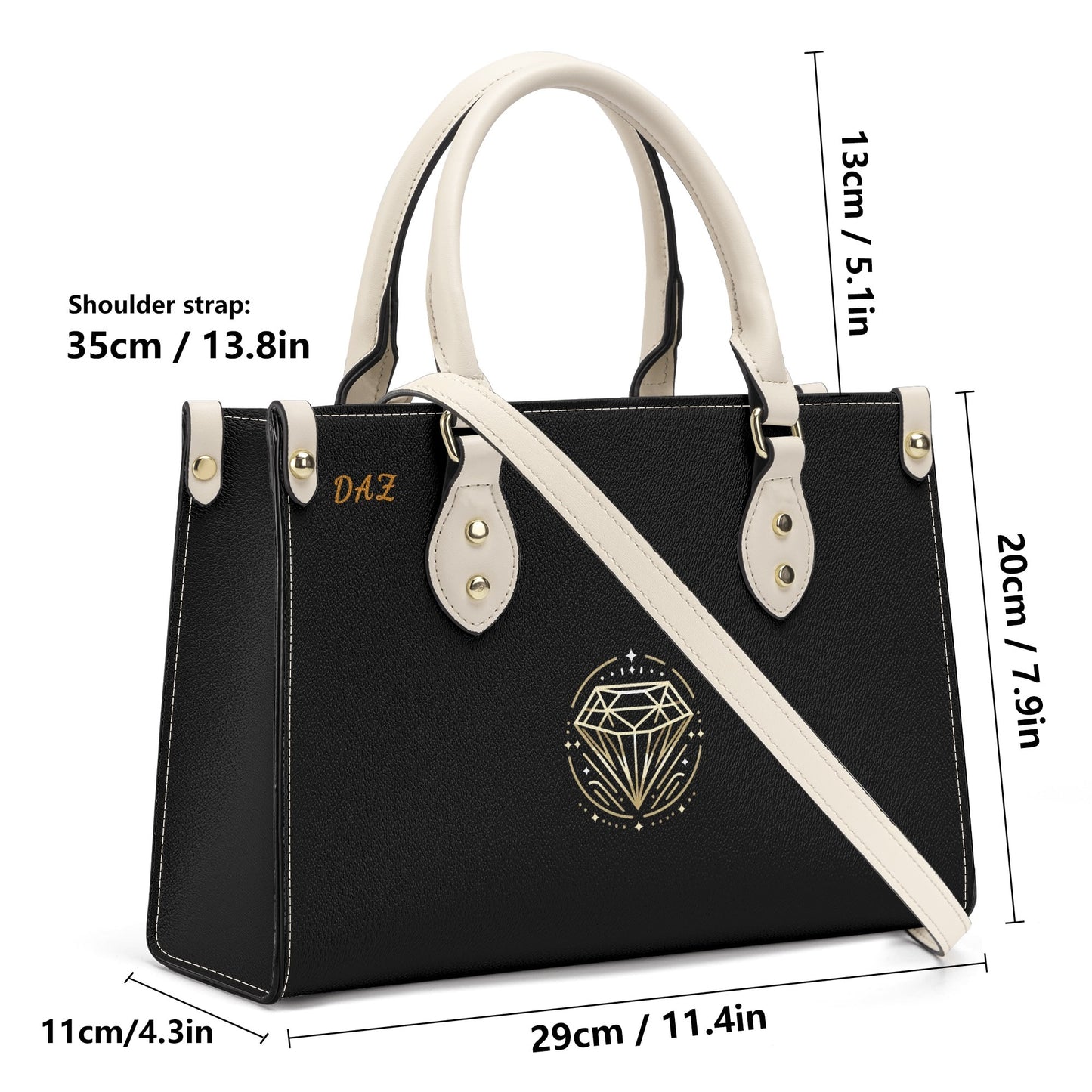 Bolso de mano DAZ Luxury con correa para el hombro