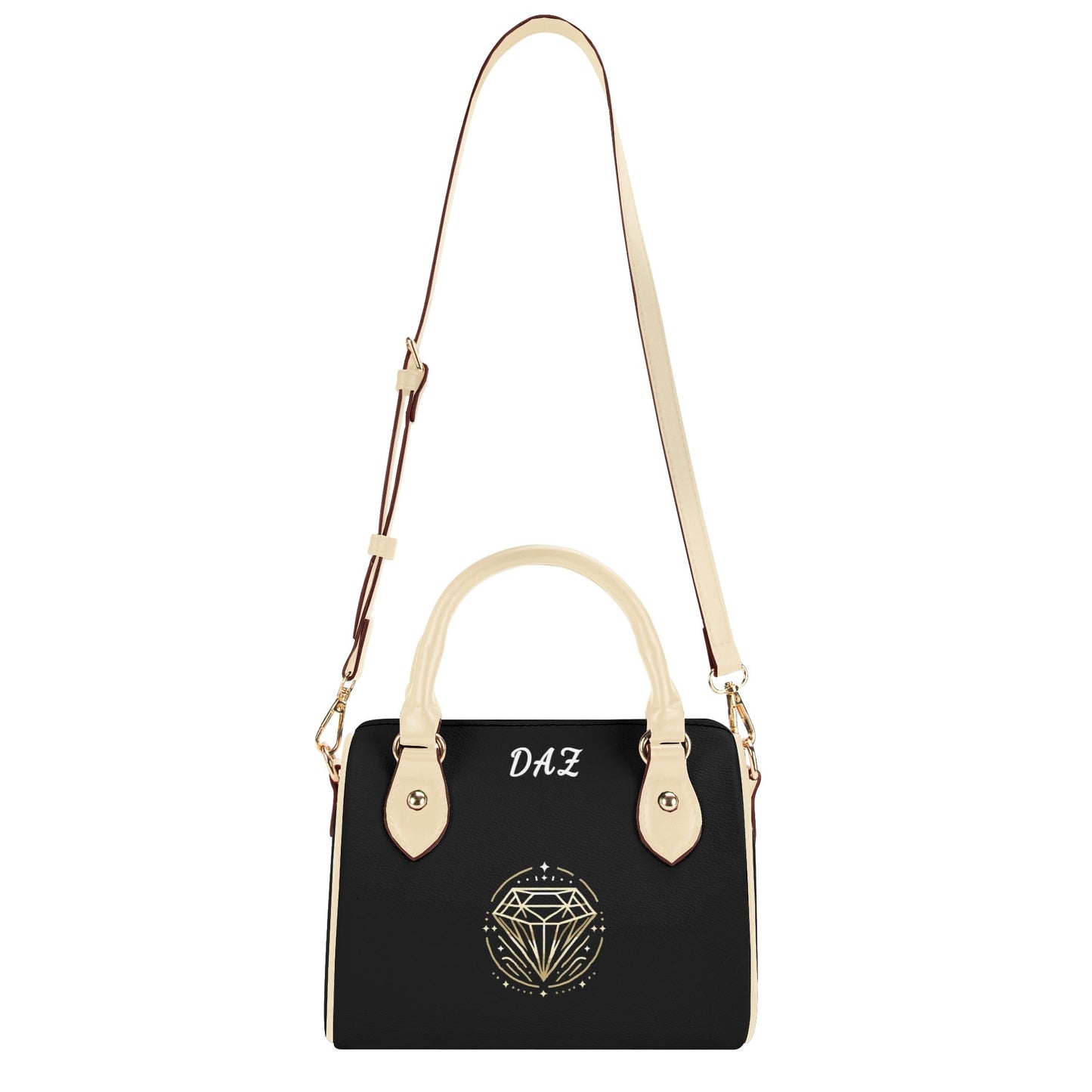 Bolso bandolera Boston pequeño de cuero DAZ Luxury