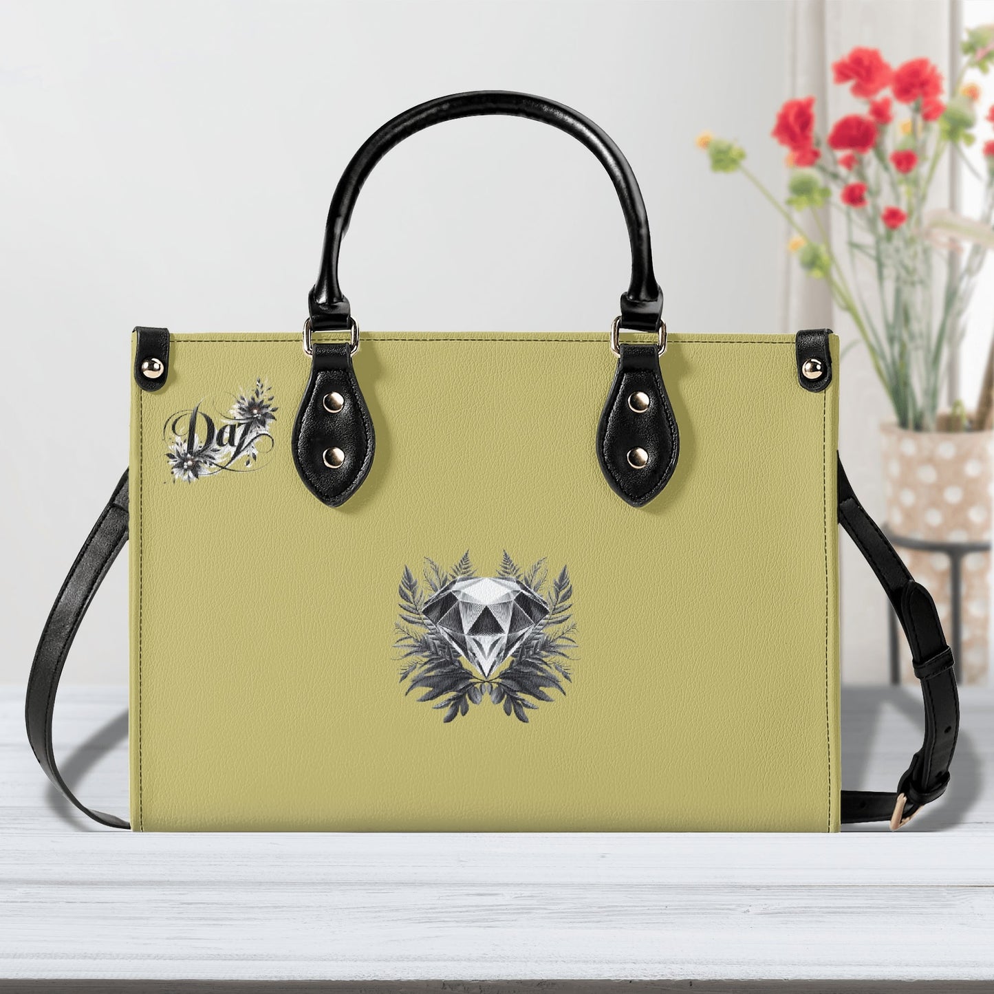 Bolso de mano de cuero sintético DAZ Luxury