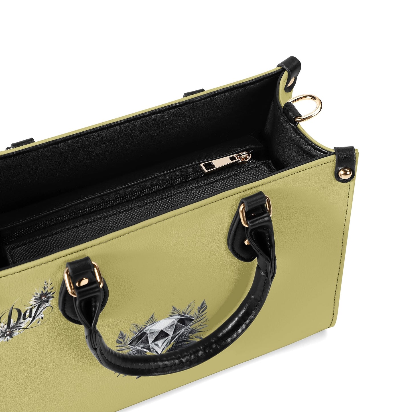 Bolso de mano de cuero sintético DAZ Luxury