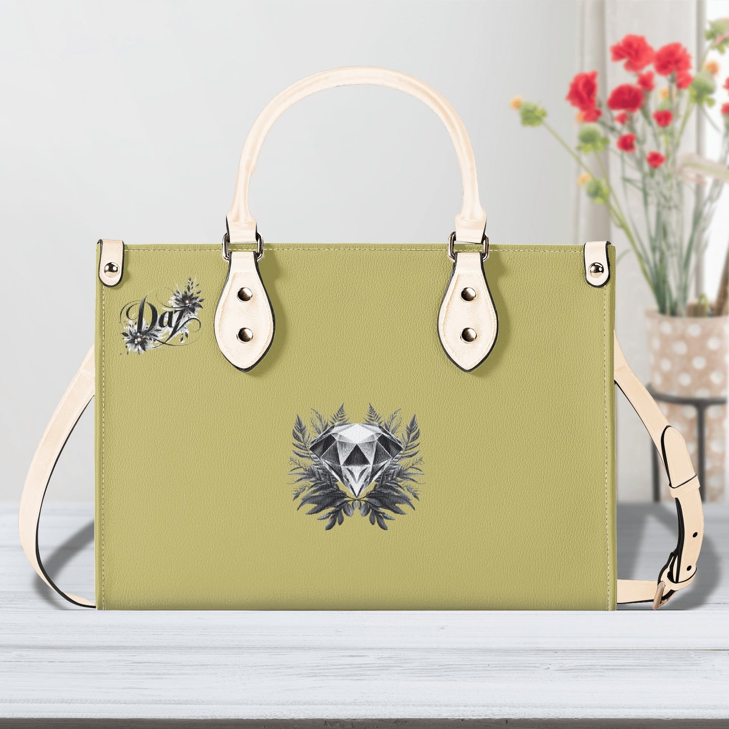 Bolso de mano de cuero sintético DAZ Luxury