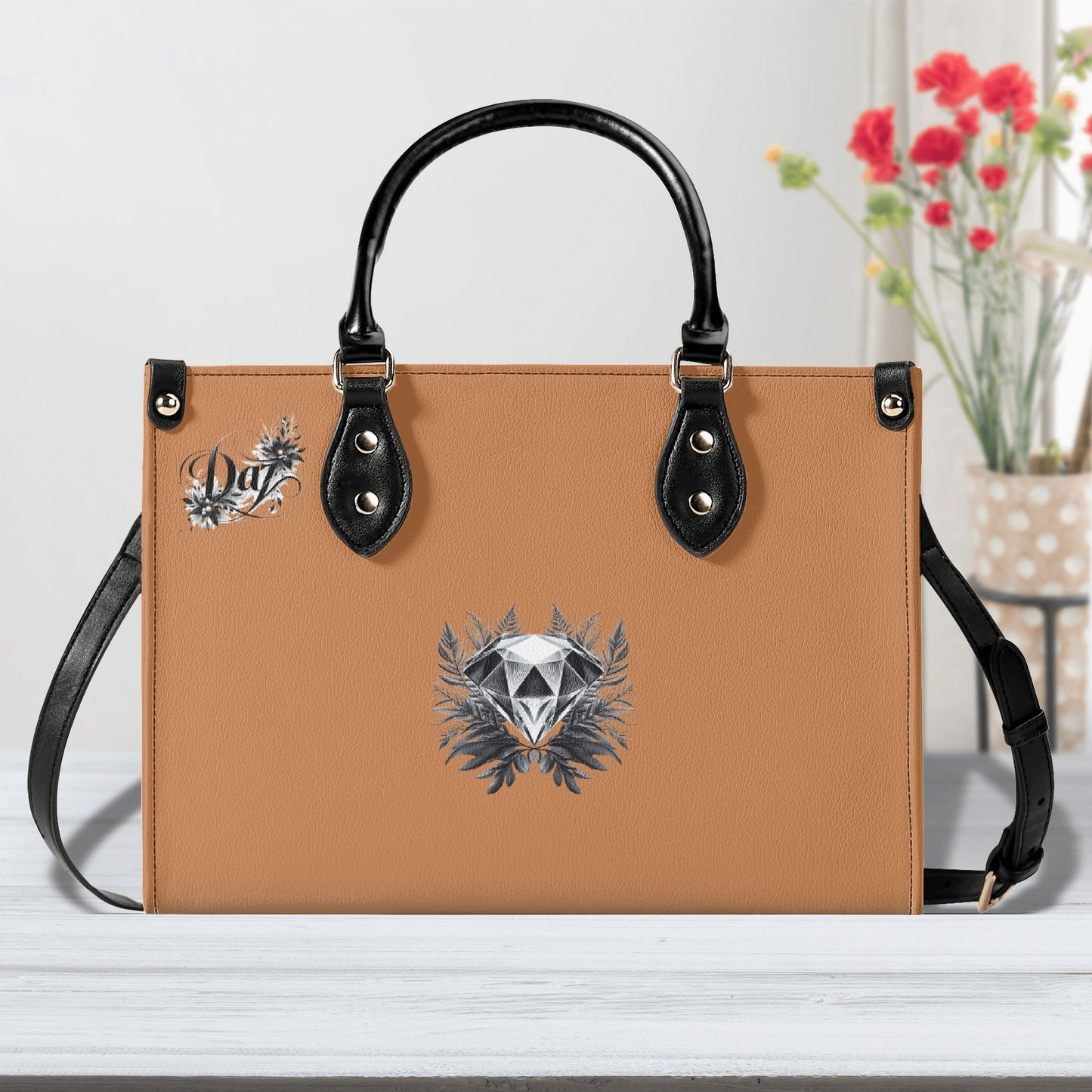 Bolso de mano de cuero sintético DAZ Luxury