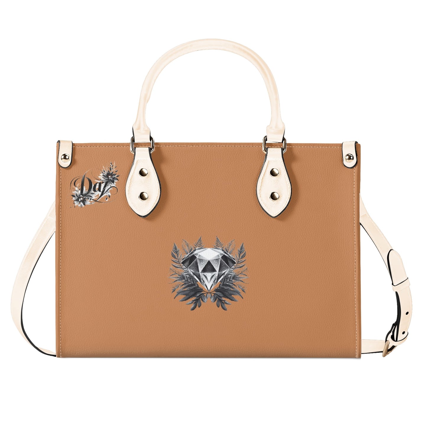 Bolso de mano de cuero sintético DAZ Luxury
