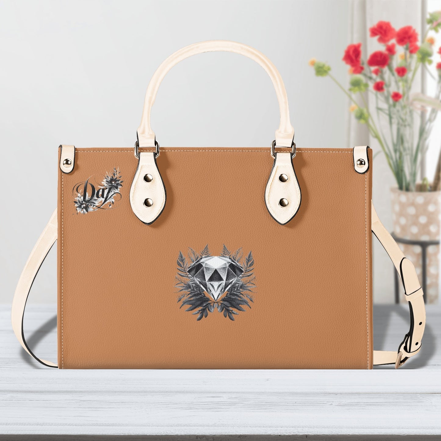Bolso de mano de cuero sintético DAZ Luxury