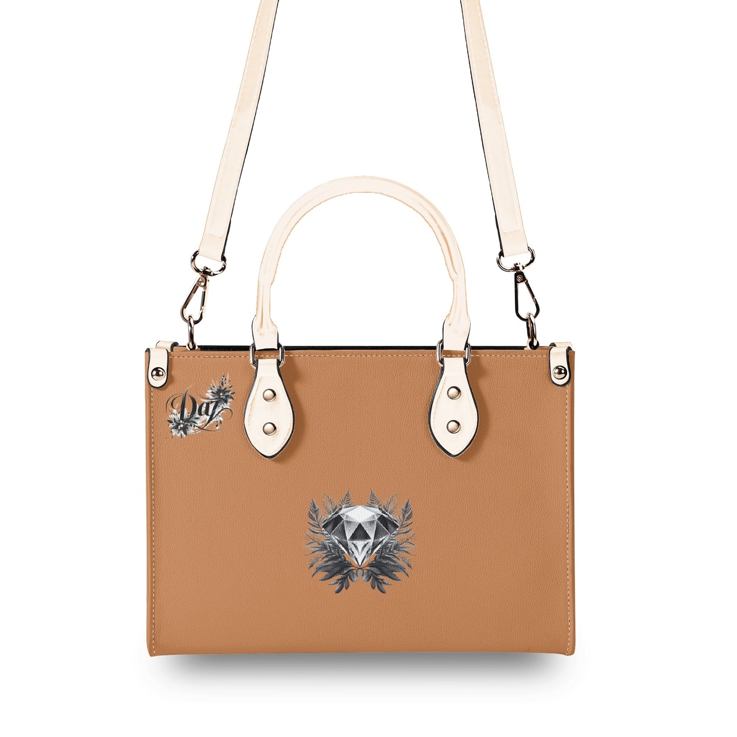 Bolso de mano de cuero sintético DAZ Luxury
