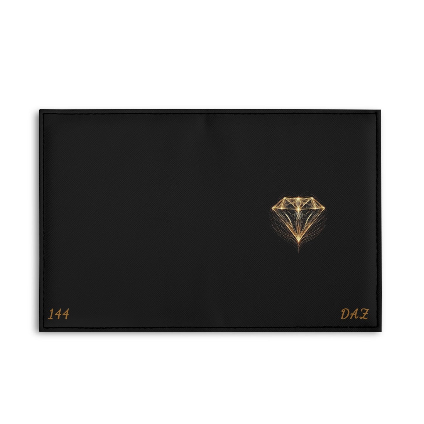 Estuche para pasaporte de cuero sintético con tarjetero DAZ Luxury